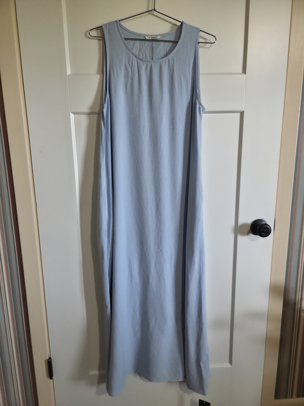 HALARA Light Blue Sleeveless Maxi Dress